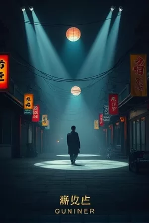 声音悬疑剧《白噪声档案》竖版封面，老式开盘录音机与散落磁带