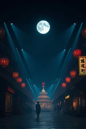 都市悬疑剧《子时三点钟》竖版封面，凌晨街口便利店与停摆的挂钟